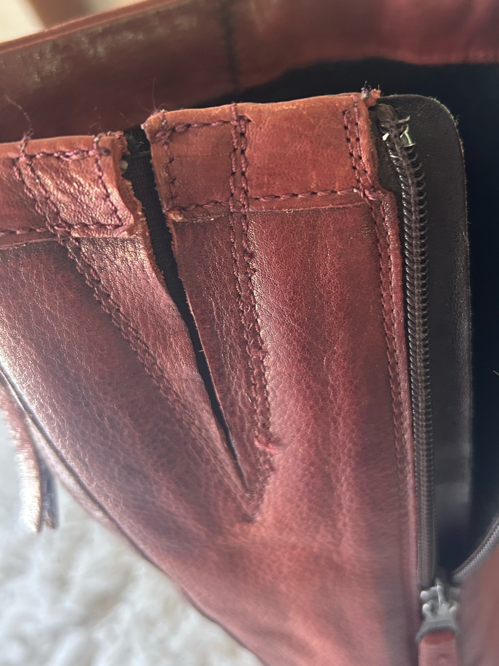 MJUS Soft Leather Rustic Riding Boots - Picture 4 of 9